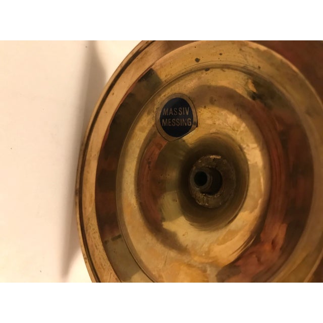 Brass Late 20th Century Vintage Ornate Brass Lighting Fixtures- Set of 3 For Sale - Image 8 of 12