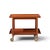 Poul Hundevad for Vamdrup Mid Century Danish Teak Expanding Bar Cart This bar cart measures: 30 wide x 20.25 deep x 23.25...