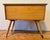 1950s German “Googie” Style Console Table W/Cabinet Space Age Swank Glass Top For Sale In New York - Image 6 of 12