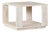 Imperial Grove Outdoor Solid Teak Wood, Natural Look End Table For Sale