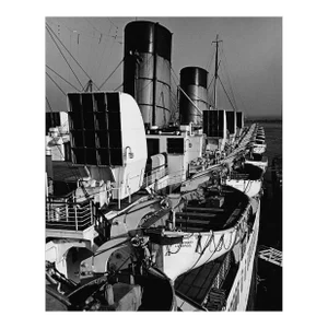 1971 Queen Mary Nautical Photograph by Don Ware