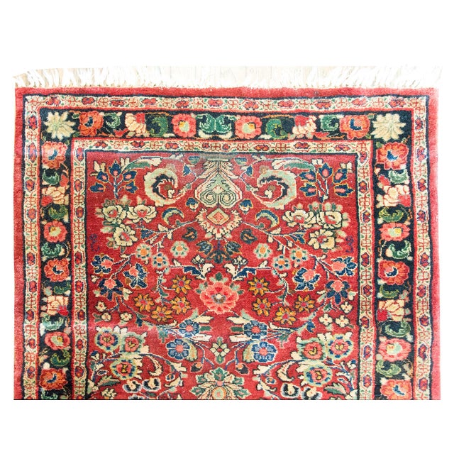 Persian Early 20th Century Persian Sarouk Runner For Sale - Image 3 of 15