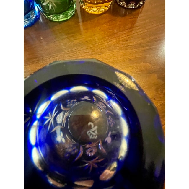 Mid 20th Century Mid 20th Century Crystal Mix Nachtmann Cocktail Glasses - Set of 6 For Sale - Image 5 of 16