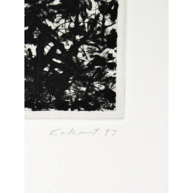 Charles Eckart Garden C. 1980 Reproduction Print For Sale - Image 4 of 5