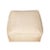 Beige Leather Ottoman For Sale In Raleigh - Image 6 of 10