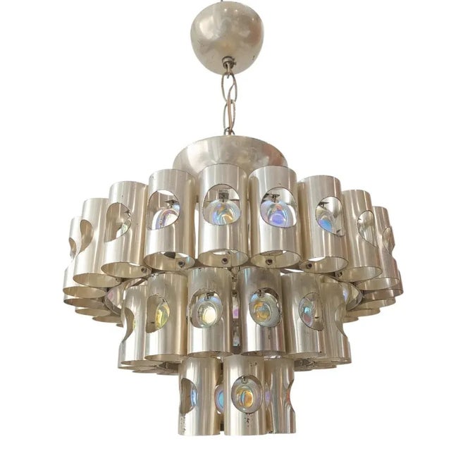 Metal UFO Lamp from Palwa, Germany, 1950s For Sale - Image 7 of 9