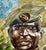 Tribal Original Watercolor Painting “Army Chaplain in South Sudan” For Sale - Image 3 of 5