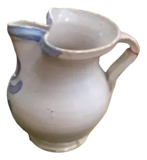 Ceramic Jug from Pollenza MC, 1800s