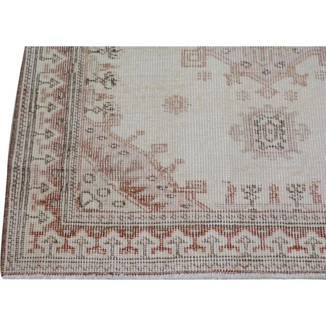Vintage Turkish Anatolian Hand Knotted Wool Rug, 2'9''x8'2'' For Sale - Image 4 of 4