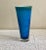 1950s Venetian Hand Blown Blue Art Glass Vase With Gold Inclusion by Milefiori of Murino For Sale - Image 6 of 12