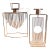 Modern Perfune Bottles Factices Deco Revival Rose Gold Plated, 90s For Sale
