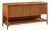 Broyhill Brasilia Mid Century Walnut Fluted Credenza For Sale