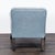 2010s West Elm Elton Tufted Light Blue Lounge Chair With Dark Wood Legs For Sale - Image 5 of 9
