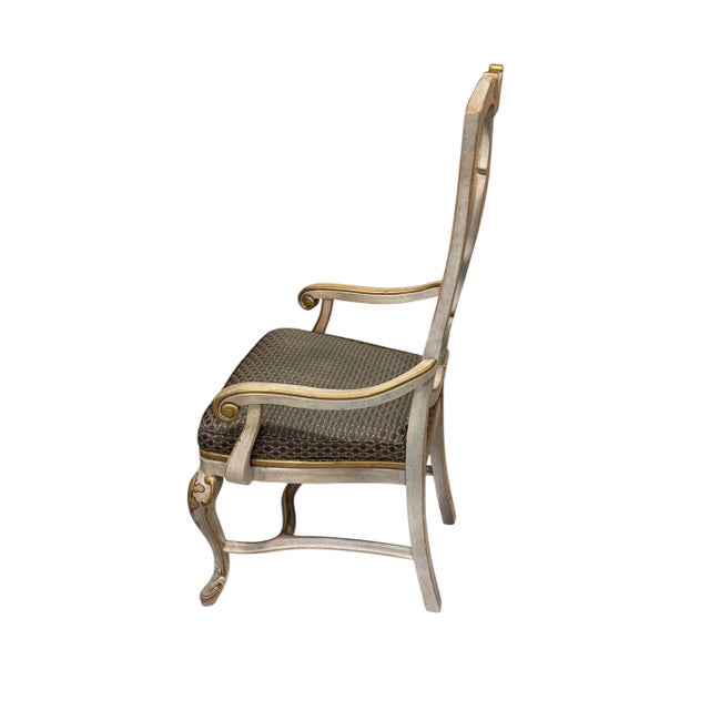 Vintage Drexel Heritage Sketchbook Chinoiserie ArmChair For Sale In New York - Image 6 of 7