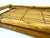 Vintage Mid Century Woven Bamboo Tray With Rustic Character For Sale In Little Rock - Image 6 of 13