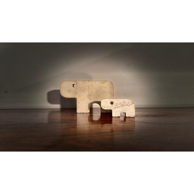Minimalist Animale Stone Sculpture attributed to Fratelli Manelli, 1970s, Set of 2 For Sale - Image 11 of 17