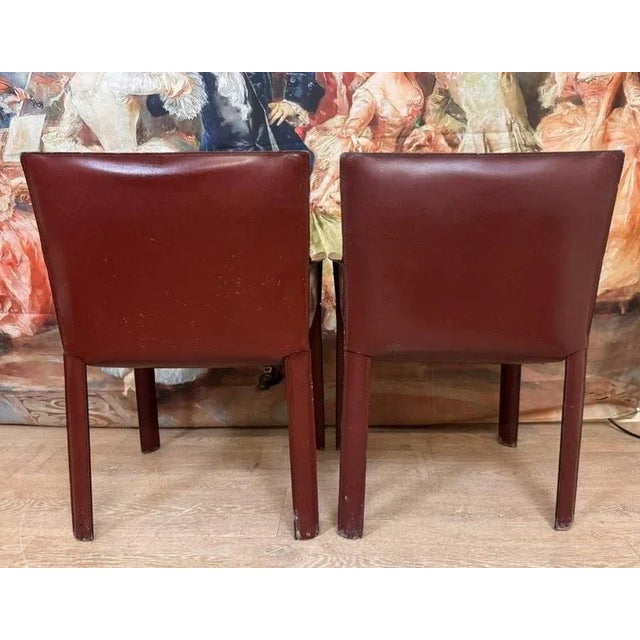 Vintage Leather Armchairs by De Couro of Brazil, 1970s, Set of 2 For Sale - Image 4 of 9