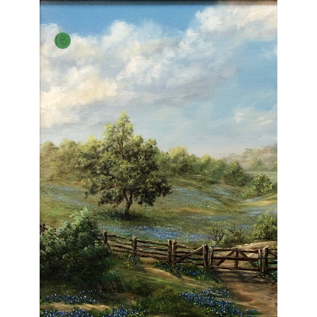 Impressionist Late 20th Century Pathway to the Farm – Original Oil on Canvas, Signed, Framed For Sale - Image 3 of 5
