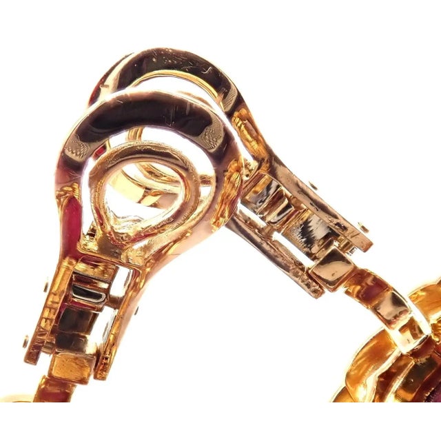 Late 20th Century Tiffany & Co. Yellow Gold Large Pink Tourmaline Earrings, Pair For Sale - Image 10 of 13