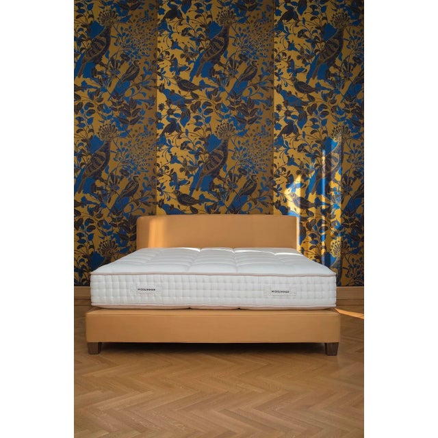 This decorative fabric comes in the form of boiserie over a wooden honeycomb panel measuring 135 cm by 200 cm tall. The...