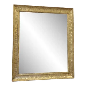 18th Century French Acanthus Leaf Giltwood Mirror