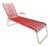 Vintage Metal and Plastic Garden Lounger by Henkel Ideal, 1970s For Sale