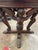 19th Century Baroque Round Oak Table With Winged Cherubs For Sale - Image 4 of 5