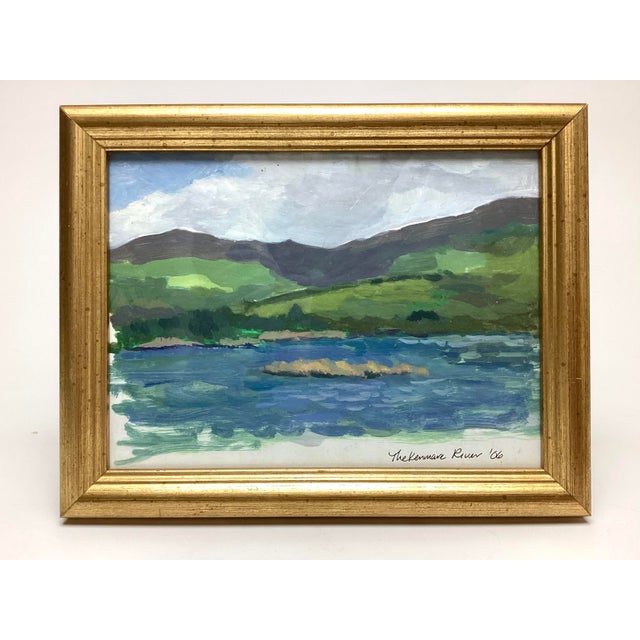 Pair Impressionist Landscapes by Beth Hoffman Small Paintings “The Kenimare River” 2006. These are wonderful little...