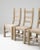20th Century Belgian Bleached Oak Dining Chairs - Set of 5 For Sale - Image 11 of 12
