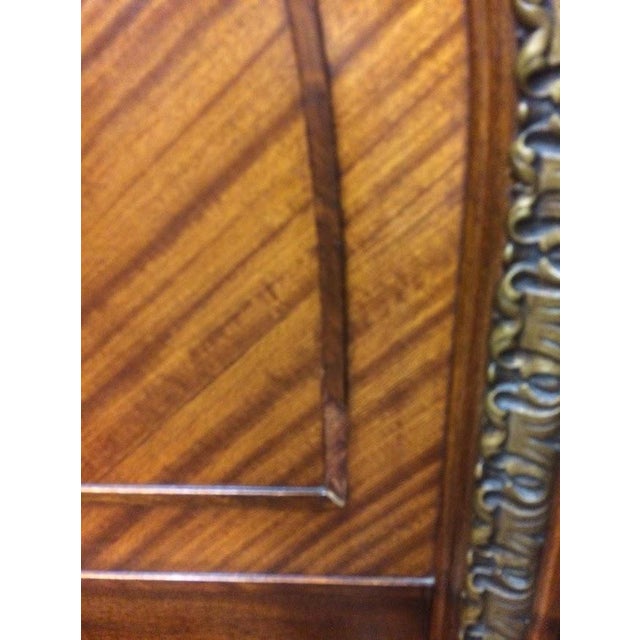 Wood Antique Twin Size Bed, Art Deco Bed For Sale - Image 7 of 15