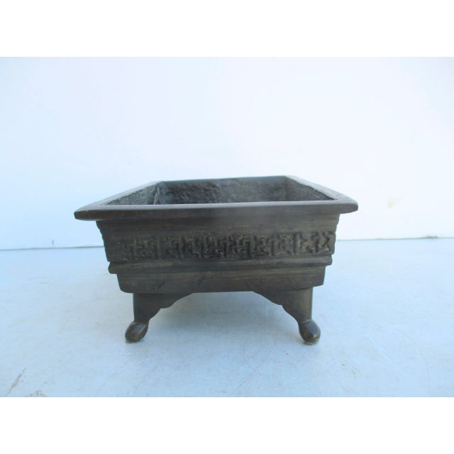 Japanese Japanese Bronze Bonsai Tree Stand For Sale - Image 3 of 8