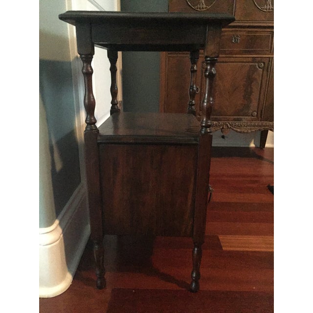 Antique Humidor Side Table Chairish