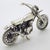 Vintage Italian Handmade Genuine Sterling Silver 925 Large Motorcycle Bike Sculpture Figurine For Sale - Image 6 of 11