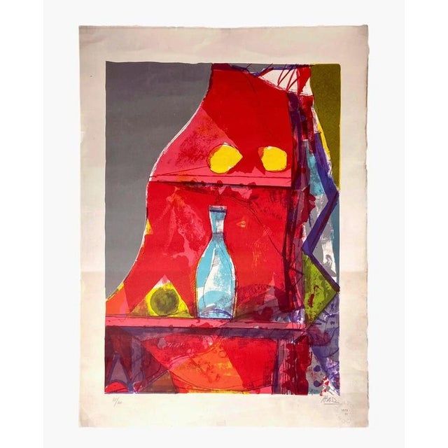 Miguel Ibarz, Lemons on the Table, 1980s, Lithograph For Sale - Image 7 of 8