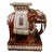 Late 20th Century Ceramic Elephant Garden Stool For Sale