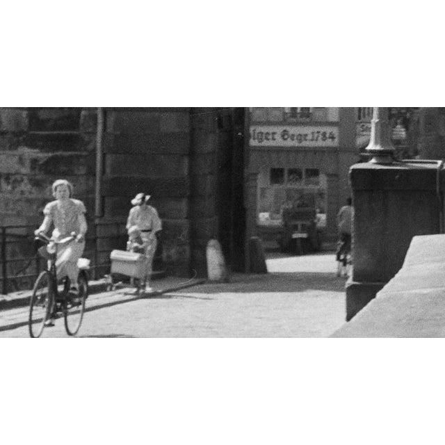 Traditional Bridge River Neckar to Brueckentor Gate Heidelberg, Germany 1936, Printed 2021 For Sale - Image 3 of 5