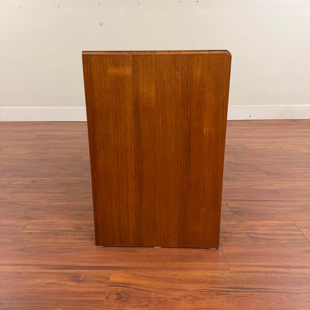 Danish Teak Vintage Plinth Base Sideboard For Sale - Image 9 of 13