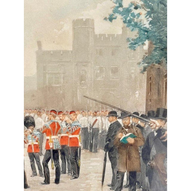 After Édouard Jean-Baptiste Detaille, The Charge of the 4th Hussar, Lithograph, Framed For Sale - Image 8 of 13