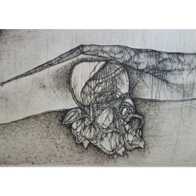 Contemporary Fred Deux, The Dreamer, Original Etching For Sale - Image 3 of 6