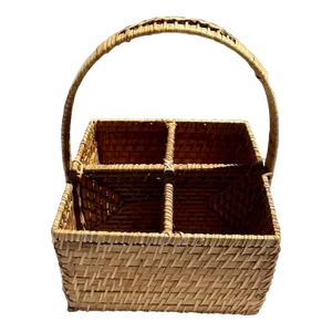 Woven Rattan/Bamboo Utensil Holder