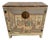 1980s Drexel Heritage ‘Et Cetera’ Hollywood Regency Chinoiserie Hand-Painted Cream Lacquered Bar Cabinet For Sale