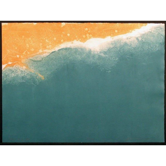 "Low Tide I & II" Diptych of 2 Intaglio Etchings by Lin Carte Anderson Diptych (2) Original Limited Edition Intaglio...