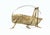 Late 20th Century Large Vintage Brass Grasshopper For Sale - Image 5 of 9