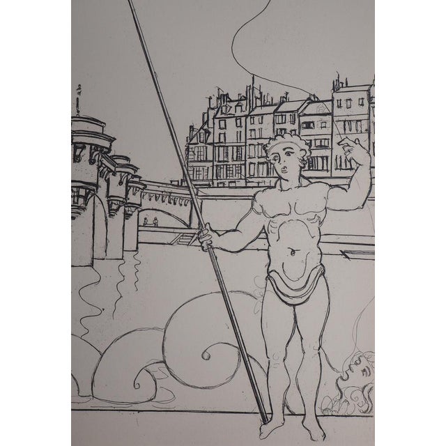 André Derain, Le Pont Neuf, 1937, Original Etching For Sale - Image 6 of 7