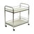 Vintage Serving Cart in Chrome, 1960s For Sale - Image 16 of 16