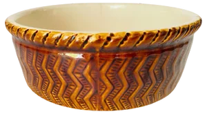 Ceramic Dish in Brown by Villeroy & Boch for Boch Frères, 1970