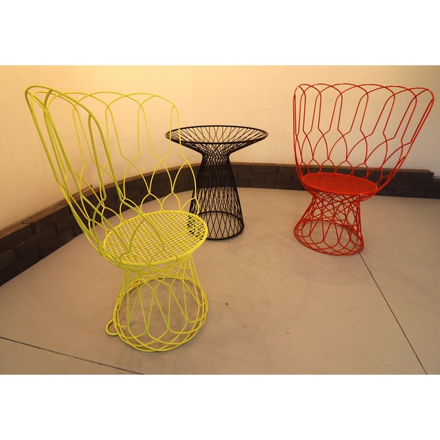 Early 21st Century Emu Re-Trouve Arm Chairs and Table by Patricia Urquiola For Sale - Image 5 of 10