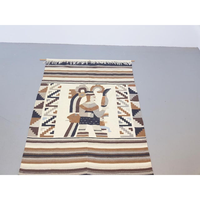 Vintage Kilim Wall Hanging Rug, 1970s For Sale - Image 4 of 11