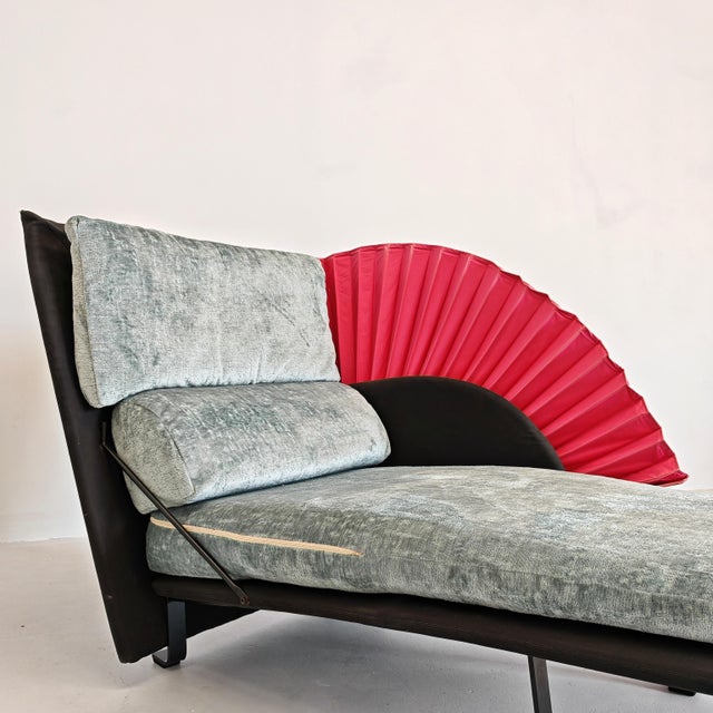 Turquoise Miranda Lounge Chair by Paolo Nava for Flexform, 1980s For Sale - Image 8 of 18