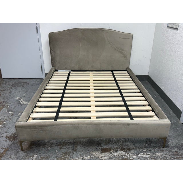 Contemporary Queen Size Interior Define Celia Bed Frame For Sale - Image 3 of 12